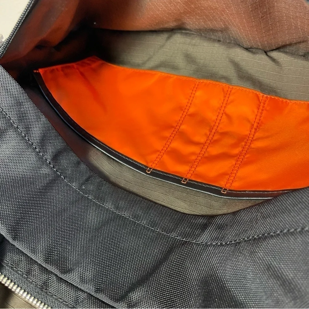 Jack Spade Warren Street Waxed Canvas Laptop Briefcase Messenger Bag